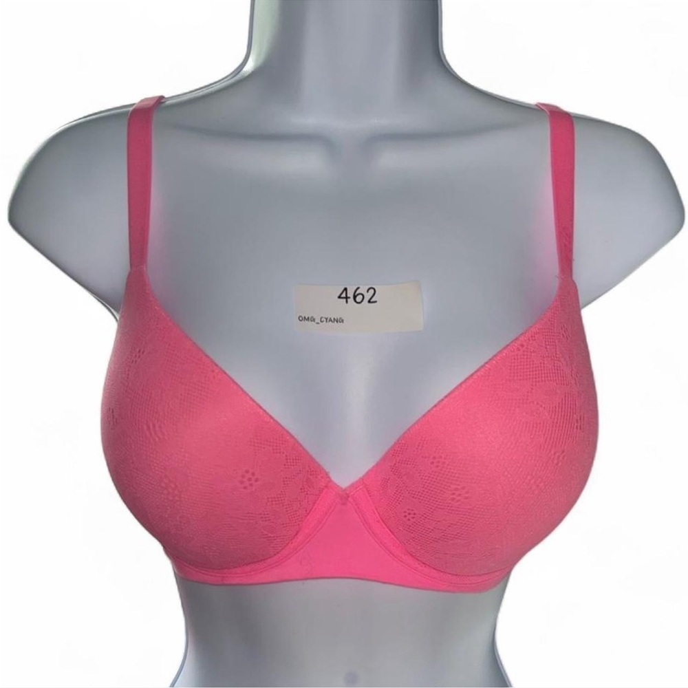 Aerie Smoothiez Padded Bra in Bright Pink
